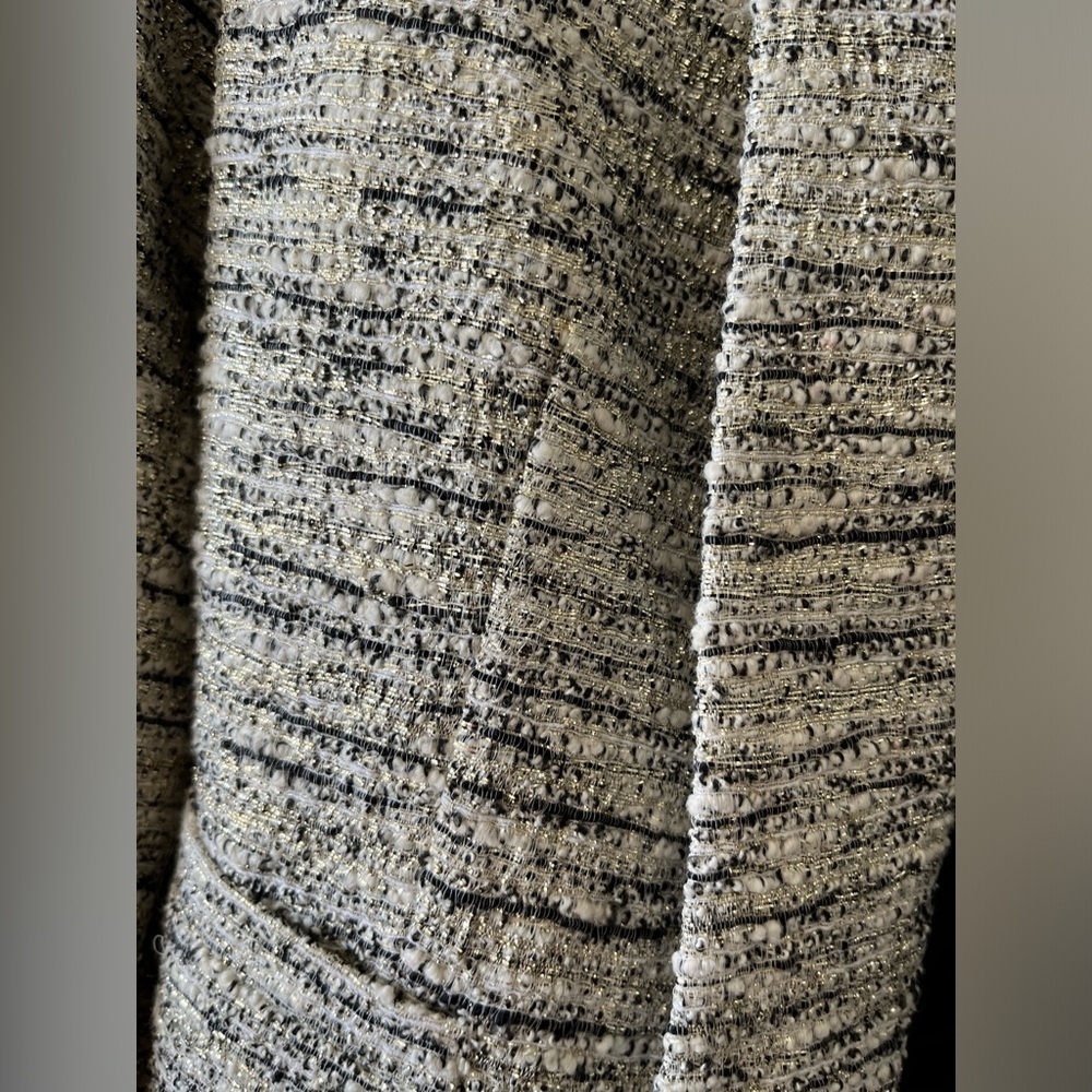 ALICE + OLIVIA - Metallic Tweed Blazer/Jacket - XS- Made in NY City - Picture 6 of 15